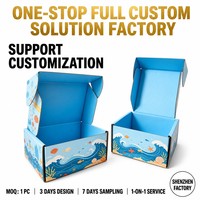 Boîtes d'expédition en carton ondulé personnalisées pour cadeaux, aliments, produits culturels et créatifs, emballage écologique avec logo