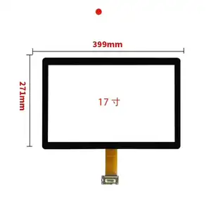 מסך מגע מותאם אישית 15 אינץ' CTP כפפה עמידה למים לוח מגע AG AR AF זכוכית מוקרן מסך מגע רב קיבולי