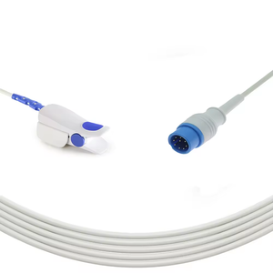 หัววัดออกซิเจนปลายนิ้วแบบดิจิตอล 9 พิน สำหรับผู้ใหญ่ ใช้ซ้ำได้ ใช้งานร่วมกับ Biolight <span class=keywords><strong>AnyView</strong></span> A3/<span class=keywords><strong>AnyView</strong></span> A8 ได้ - Product Image 1