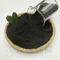 Haute pureté en vrac pas cher prix teneur en cendres poudre broyée charbon actif noir poudre de charbon actif