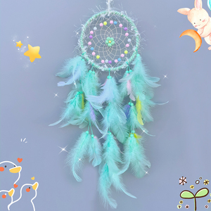 Anneau de fer coloré personnalisé de haute qualité <span class=keywords><strong>attrape</strong></span>-rêves pour enfants garçons filles décor de chambre <span class=keywords><strong>attrape</strong></span>-rêves - Product Image 3