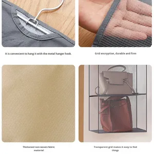 Bolsa de almacenamiento colgante multiusos plegable-Organizador portátil de malla para ropa, juguetes y viajes - Product Image 2