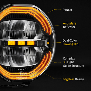 <span class=keywords><strong>Rampe</strong></span> <span class=keywords><strong>LED</strong></span> Anti-Éblouissement 12V pour Camion, Projecteur <span class=keywords><strong>de</strong></span> Travail Robuste, Feu <span class=keywords><strong>de</strong></span> Jour <span class=keywords><strong>LED</strong></span> Dynamique Blanc Ambre 9 Pouces pour Scania - Product Image 2