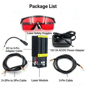 Module laser 520nm 3W 12V DC pour dissuasion des oiseaux, éclairage de monuments et gravure laser sur <span class=keywords><strong>fibre</strong></span> optique - Product Image 3