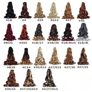 En Gros Cheveux Bouclés en Spirale pour Femmes Africaines, Tresses Bouclées à la Française, Extensions de Cheveux Synthétiques Ondulés et Souples pour Tressage - Product Image 5