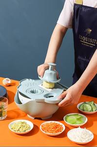 Hot Sale <b>Multifunctional</b> Food Choppers Kitchen Gadgets Onion Slicer Garlic Crusher <b>Vegetable</b> <b>Cutter</b> - Product Image 3