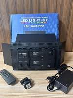 Lumière vidéo LED-880 PRO 50W 3200K-5600K pour studio photo, éclairage photographique, éclairage vidéo LED pour studio de cinéma