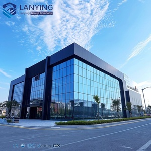 โชว์รูมรถยนต์ 4S โครงสร้างเหล็กสำเร็จรูป ดีไซน์ทันสมัยปรับแต่งได้ - Product Image 1