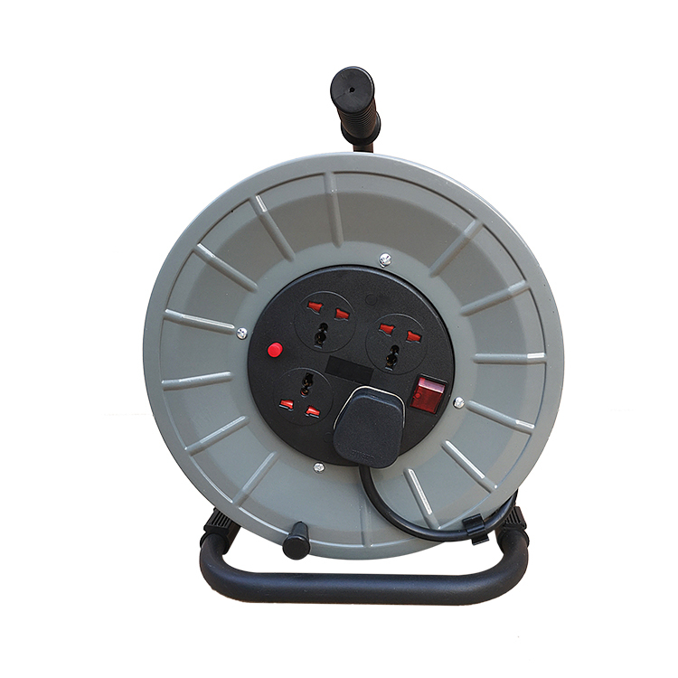Long Extension Lead 25 Meter UK Standard Cord Cable Reel Socket