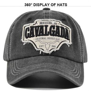 Gorras de Béisbol Deportivas Formales de Seis Paneles con Logotipo 3D al por Mayor, de Dos Tonos Comunes, con Bordado Vintage Aplicado - Product Image 6