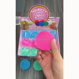 Balle anti-stress en TPR arc-en-ciel de 6 cm, jouet souple à montée lente, type mochi, pour enfants et adultes - Product Image 4