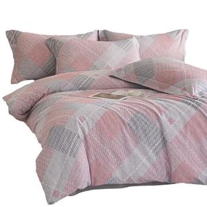 Juego de Ropa de Cama de Algodón Cepillado Duoxi Meimiankang para Otoño e Invierno, 4 Piezas, Color Sólido, Estilo Simple, Ecológico - Product Image 4