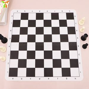 <span class=keywords><strong>Échiquier</strong></span> de tournoi moderne pliable en cuir PU pour jeux d'échecs souples - Product Image 6