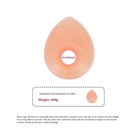 Prothèses mammaires en silicone, prothèses de mastectomie, légères, réalistes, épaissies, roses, pour transgenres et travestis, rehausseurs mammaires