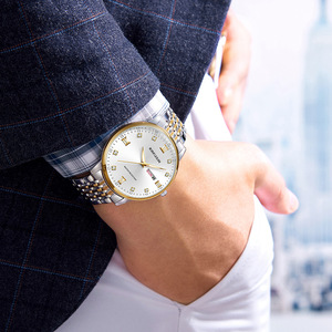 Reloj de pulsera para hombre con esqueleto y fondo transparente, reloj de cuarzo resistente al agua, estilo casual de negocios. - Product Image 2