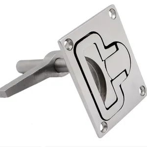 Kapal Flush Latch Locking Latch Hatch Handle Stainless Steel Turning Lock Lift Ring