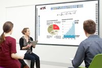 Pizarra Interactiva Electrónica Multitáctil Infrarroja de 82 Pulgadas y 96 Pulgadas, Proyector LED para Escuelas y Aulas, Pizarra Blanca de 20 kg para Escribir y Aprender