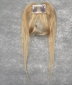 Frange con Clip in Capelli Umani Remy al 100% per Donna, <span class=keywords><strong>Extension</strong></span> Frontale Traspirante con Base Mono - Product Image 3