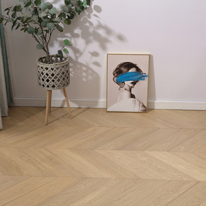 Parquet en chêne européen multicouche AVANTIMORA RoHS Grade AB 20 mm, système T&G Chevron, pose collée pour bâtiments commerciaux - Product Image 2