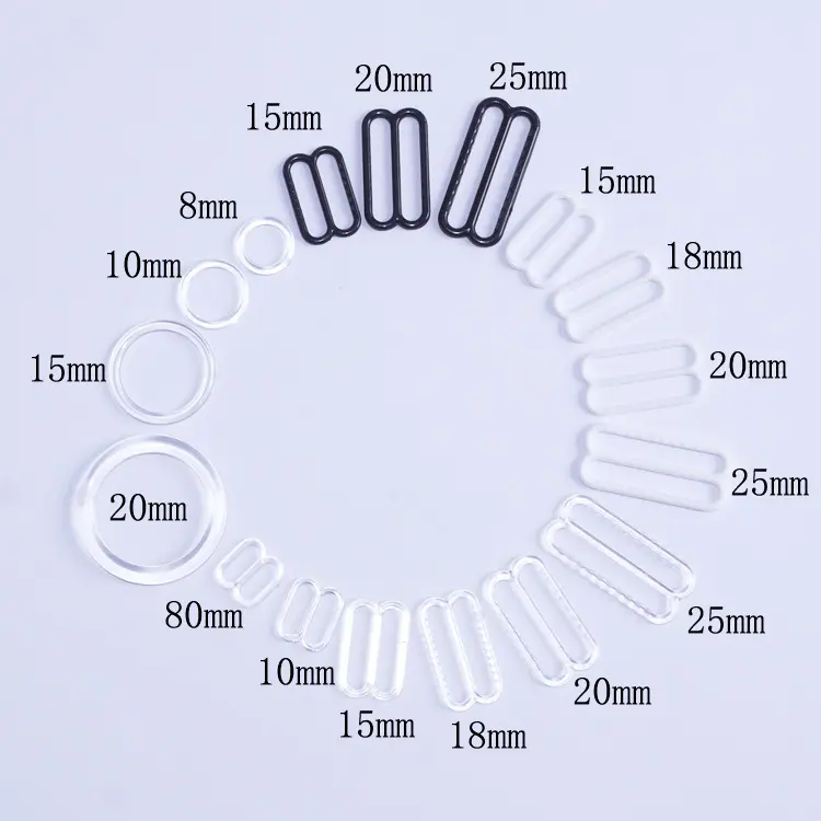 공장 가격 조정 슬라이드 링 브래지어 액세서리 브래지어 후크 및 눈
