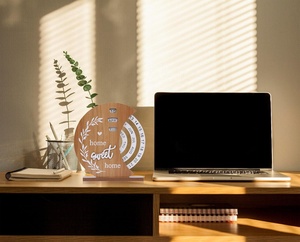 ปฏิทินตั้งโต๊ะไม้สุดสร้างสรรค์คุณภาพสูง - Product Image 5