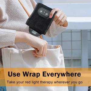 สินค้ามาใหม่ ขายดี สมาร์ทไทม์เมอร์ บำบัดด้วยแสงสีแดง 660nm 850nm เข็มขัดนวดมือถือ บรรเทาอาการปวดมือและข้อมือ พร้อมแผ่นประคบร้อน - Product Image 4