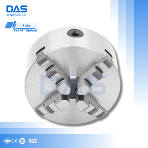 DAS <strong>CNC</strong> <strong>Lathe</strong> <strong>Machine</strong> <strong>Chuck</strong> <strong>4</strong> <strong>Jaw</strong> Light Customized Self Centering <strong>Hydraulic</strong> Steel <strong>Lathe</strong> <strong>Chuck</strong> - Product Image 1