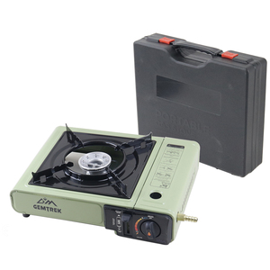 Réchaud à gaz butane portable en métal léger monobloc pour camping et randonnée, design compact pour l'extérieur - Product Image 3