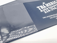Porte-Documents de Voiture Personnalisé en PVC, Étui pour Carte Grise et Assurance Auto en Vinyle