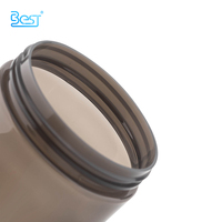 50g 100g 150g 200g pot en plastique gris vide de luxe fantaisie personnalisé pour crème Lotion sérum de soin de la peau