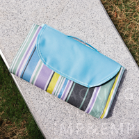 Bonne vente tapis de plage extérieur personnalisé tissu Oxford vichy couverture de pique-nique imperméable pour Teaveling