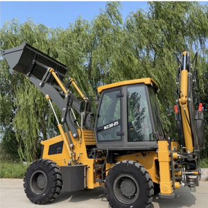 รถตักล้อยางตักหน้าตักหลัง ดีเซล 4x4 รถแทรกเตอร์ขุดดินจากจีน น้ำหนัก 2500 กก. เครื่องยนต์ YUCHAI 190 องศา - Product Image 1
