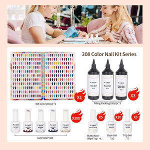 R S Nail Professional Wholesales 308 Step Gel Polish Kit Cosmétique Beauté Fournitures <span class=keywords><strong>Vernis</strong></span> Gel <span class=keywords><strong>Semi</strong></span> <span class=keywords><strong>Permanent</strong></span> Uv Gel Nail Art - Product Image 5