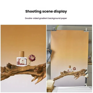 Toile de fond de photographie alimentaire en papier dégradé de couleur 57*87 CM pour studio, accessoires de photomaton, support de fond pour photocall, marque OEM - Product Image 6