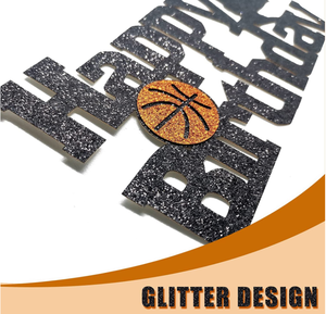 Personnalisé jouant au basket-ball sur le thème MVP <span class=keywords><strong>Dunk</strong></span> papier gâteau toppers cupcake toppers pour hommes femmes filles garçons anniversaire jeu fête décor - Product Image 4