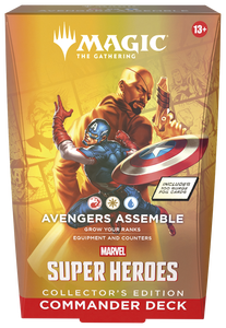 Paquete <span class=keywords><strong>de</strong></span> Mazo Commander Edición Coleccionista con Superhéroes <span class=keywords><strong>de</strong></span> <span class=keywords><strong>Marvel</strong></span> y MTG, un Set <span class=keywords><strong>de</strong></span> Cuatro Mazos <span class=keywords><strong>de</strong></span> Cartas Coleccionables para Regalo y Juguetes - Product Image 2