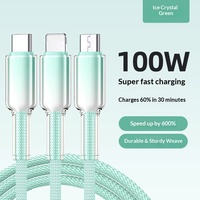 Câble de données tressé en nylon micro USB-A, USB-C, USB-L trois-en-un pour Android et iPhone – Accessoires électroniques en gros