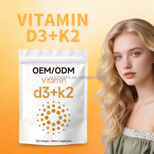 Complément Alimentaire Vitamine D3+K2 en Gélules Molles, 180 Unités, Améliore la Densité Osseuse, Tous Âges - Product Image 4