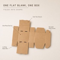 Boîte d'expédition en carton ondulé personnalisée, prédécoupée, à fermeture automatique, pour le commerce de détail et les marques e-commerce