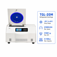 Utilisation de laboratoire pharmaceutique de bureau Centrifugeuse réfrigérée 12000 tr/min 18000 tr/min