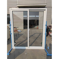 CHANGYI Porte coulissante Upvc bon marché Philippines Verre chinois Design graphique étanche Blanc Portes étanches modernes pour salles de bain Fini