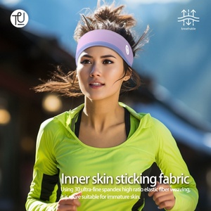 TU Bandeaux élastiques personnalisés unisexes à séchage rapide pour femmes, pour fitness, yoga, sports, bandeaux pour femmes et hommes - Product Image 3