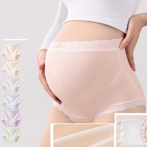 Braguitas <span class=keywords><strong>de</strong></span> Maternidad YIYI para Mujer, Talla Grande, Cintura Alta, <span class=keywords><strong>de</strong></span> Algodón <span class=keywords><strong>de</strong></span> Color, para el <span class=keywords><strong>Embarazo</strong></span> <span class=keywords><strong>de</strong></span> Mediados a Finales, con Refuerzo Antibacterial Extendido - Product Image 1