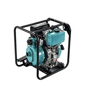 Pompe à eau diesel haute pression 2 et 3 pouces, hauteur de refoulement totale 80m, auto-amorçante centrifuge pour lutte contre l'incendie