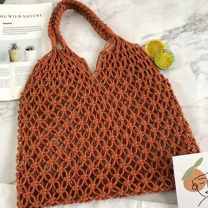 2025 Chine usine approvisionnement <span class=keywords><strong>Crochet</strong></span> à la main épaule sac fourre-tout été plage sac à main - Product Image 5