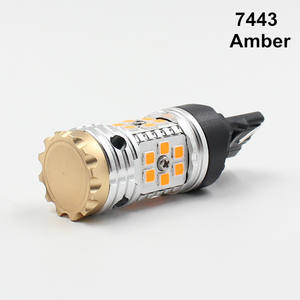 FSYLX 24SMD 3030 Canbus, Luz LED de Señal de Giro para Automóvil, Bombilla LED PW24W PWY24W, Luces LED de Freno, Estacionamiento y Reversa 7440 7443 para <span class=keywords><strong>BMW</strong></span> - Product Image 3