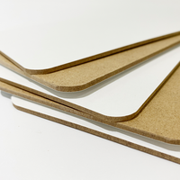 Panneau de fibres à densité moyenne 4x8ft 15mm Panneau de mélamine MDF blanc