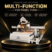 Centro de Mecanizado CNC de Alta Precisión 2030 ATC Router con Husillo de 9KW para Corte y Perforación de MDF y Contrachapado