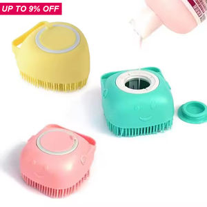 فرشاة حمام شامبو للكلاب للبيع بالجملة فرشاة تدليك الحصان والقطط والكلاب متعددة الوظائف فرشاة تنظيف شعر الحيوانات الأليفة من السيليكون ومشط - Product Image 1