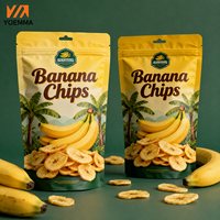 Groothandel Matt Gelamineerde Aluminiumfolie Zip Lock Plastic Verpakkingszakjes Mango Banaan Chips Verpakkingszakken